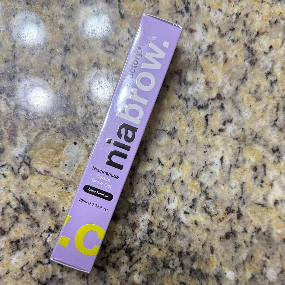 NEW SEALED Toy Factory NiaBrow Niacinamide Serum Brow Gel Clear .34fl oz